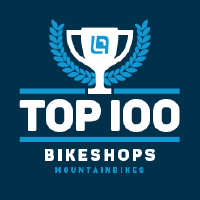 Top 100 logo blue